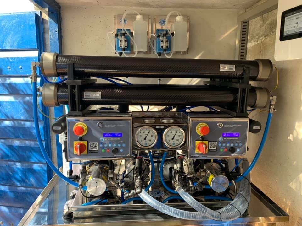 montaža instalacija desalinizatora